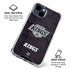 NHL Los Angeles Kings Distressed iPhone 15 Plus Clear Case