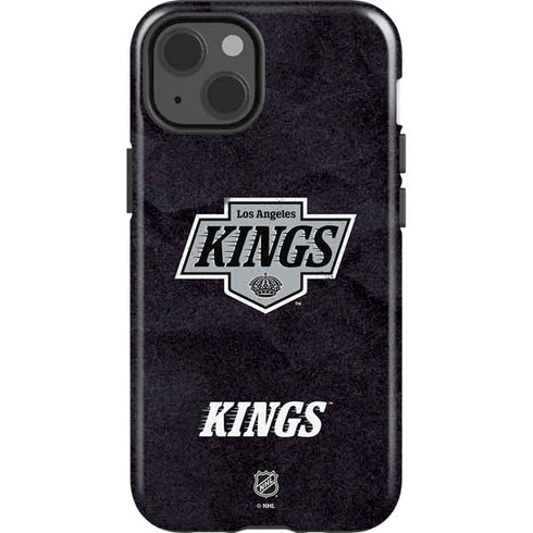 NHL Los Angeles Kings Distressed iPhone 15 Plus Impact Case