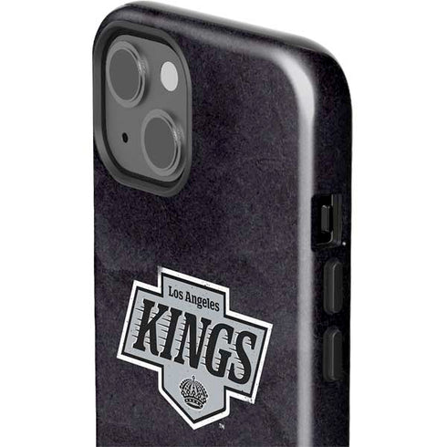 NHL Los Angeles Kings Distressed iPhone 15 Plus Impact Case