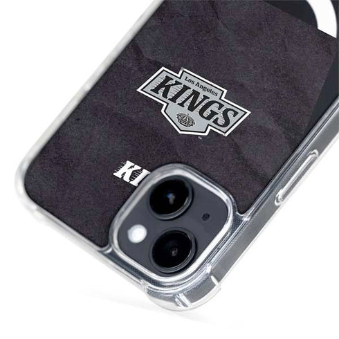NHL Los Angeles Kings Distressed iPhone 15 Plus MagSafe Case