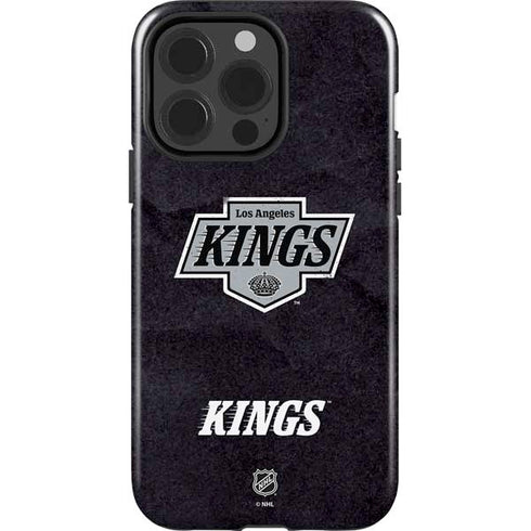 NHL Los Angeles Kings Distressed iPhone 15 Pro Impact Case