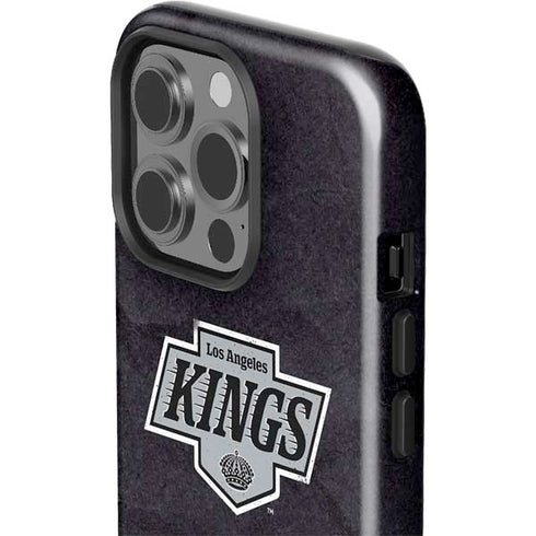 NHL Los Angeles Kings Distressed iPhone 15 Pro Impact Case