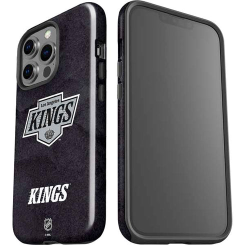 NHL Los Angeles Kings Distressed iPhone 15 Pro Impact Case