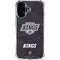NHL Los Angeles Kings Distressed iPhone 16 Clear Case
