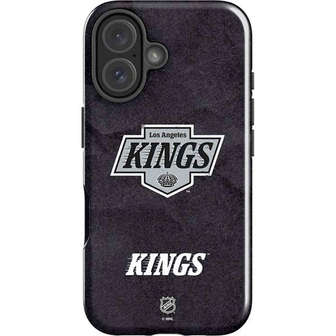 NHL Los Angeles Kings Distressed iPhone 16 Impact Case