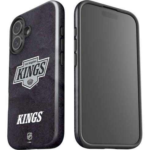 NHL Los Angeles Kings Distressed iPhone 16 Impact Case