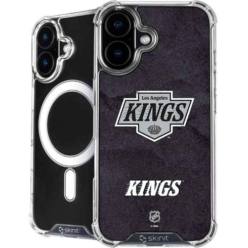 NHL Los Angeles Kings Distressed iPhone 16 MagSafe Case