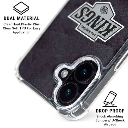 NHL Los Angeles Kings Distressed iPhone 16 MagSafe Case