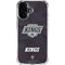 NHL Los Angeles Kings Distressed iPhone 16 Plus Clear Case