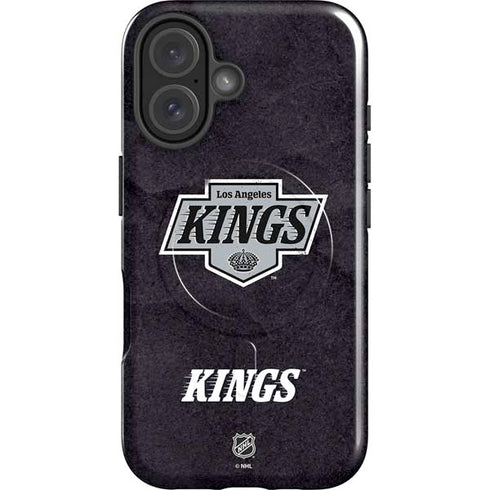 NHL Los Angeles Kings Distressed iPhone 16 Plus Magsafe Impact Case
