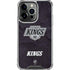 NHL Los Angeles Kings Distressed iPhone 16 Pro Max Clear Case