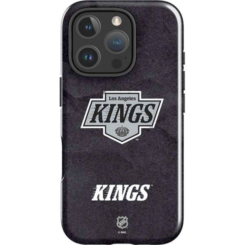 NHL Los Angeles Kings Distressed iPhone 16 Pro Max Impact Case