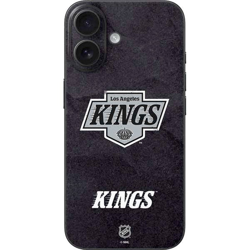 NHL Los Angeles Kings Distressed iPhone 16 Skin