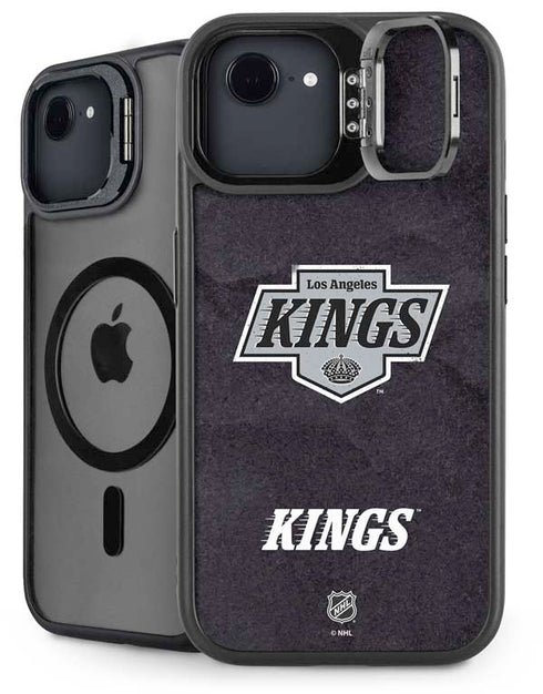 NHL Los Angeles Kings Distressed iPhone 16e Kickstand Case