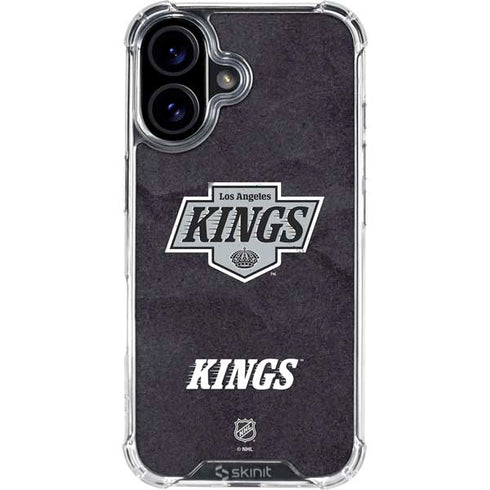 NHL Los Angeles Kings Distressed iPhone 17 Clear Case