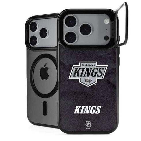 NHL Los Angeles Kings Distressed iPhone 18 Pro Kickstand Case