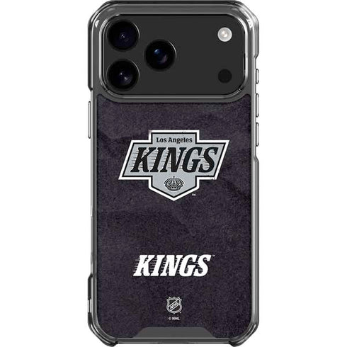 NHL Los Angeles Kings Distressed iPhone 18 Pro Max Clear Case