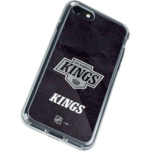 NHL Los Angeles Kings Distressed iPhone SE (2nd & 3rd Gen) Clear Case