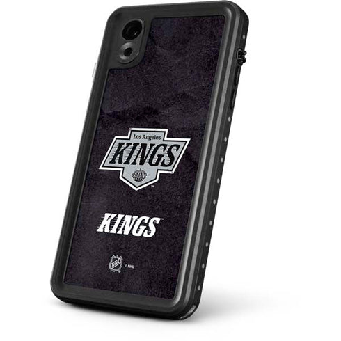 NHL Los Angeles Kings Distressed iPhone XR Waterproof Case