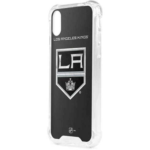 NHL Los Angeles Kings Distressed iPhone XS Clear Case