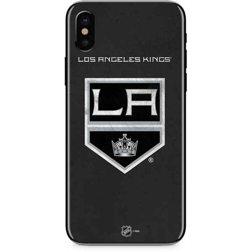 NHL Los Angeles Kings Distressed iPhone XS Skin