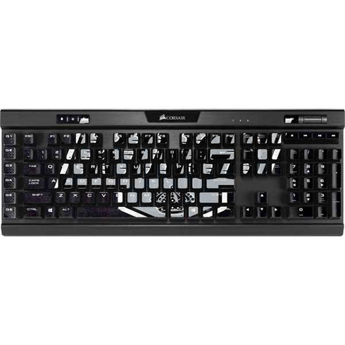 NHL Los Angeles Kings Distressed K95 RGB PLATINUM Mechanical Gaming Keyboard Skin