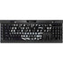 NHL Los Angeles Kings Distressed K95 RGB PLATINUM Mechanical Gaming Keyboard Skin
