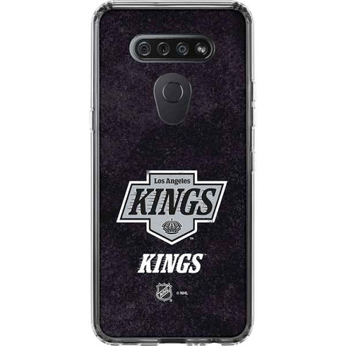 NHL Los Angeles Kings Distressed LG K51/Q51 Clear Case