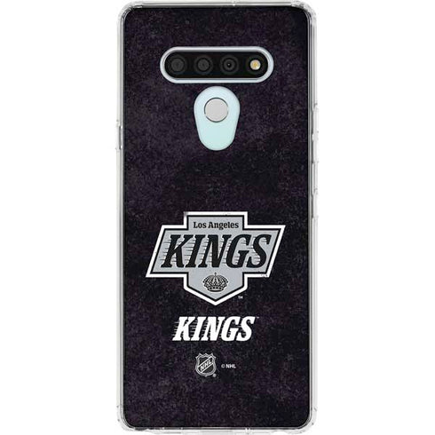 NHL Los Angeles Kings Distressed LG Stylo 6 Clear Case