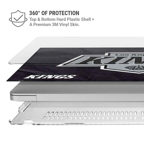 NHL Los Angeles Kings Distressed MacBook Pro 13in (2020) Case plus Skin
