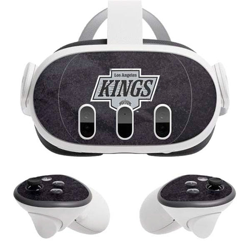 NHL Los Angeles Kings Distressed Meta Quest 3 Skin