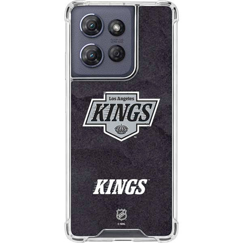 NHL Los Angeles Kings Distressed Moto G Play 5G (2025) Clear Case
