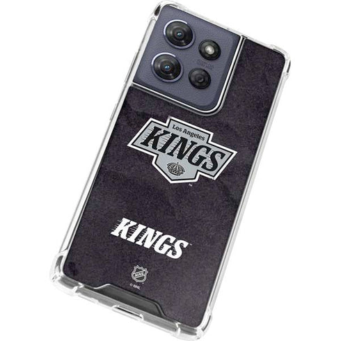 NHL Los Angeles Kings Distressed Moto G Play 5G (2025) Clear Case