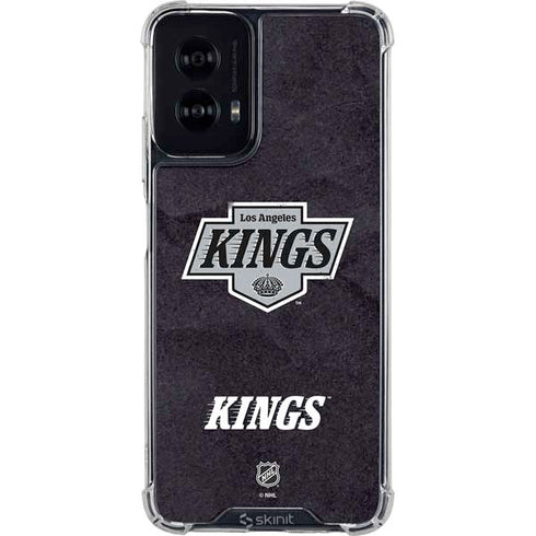NHL Los Angeles Kings Distressed Moto G Power 5G (2024) Clear Case