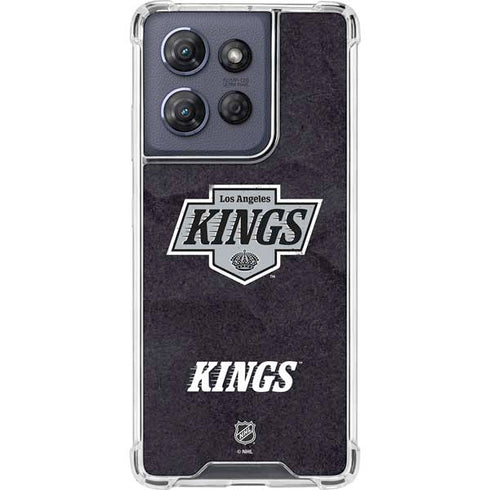 NHL Los Angeles Kings Distressed Moto G Power 5G (2025) Clear Case