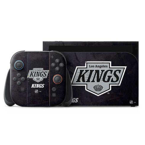NHL Los Angeles Kings Distressed Nintendo Switch 2 (2025) with Joy-Con Skin