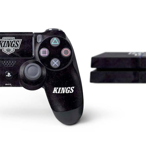 NHL Los Angeles Kings Distressed PS4 Console and Controller Bundle Skin