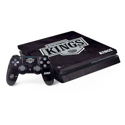 NHL Los Angeles Kings Distressed PS4 Slim Bundle Skin