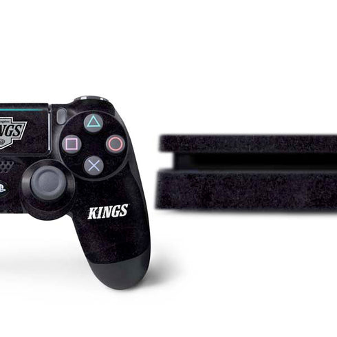 NHL Los Angeles Kings Distressed PS4 Slim Bundle Skin