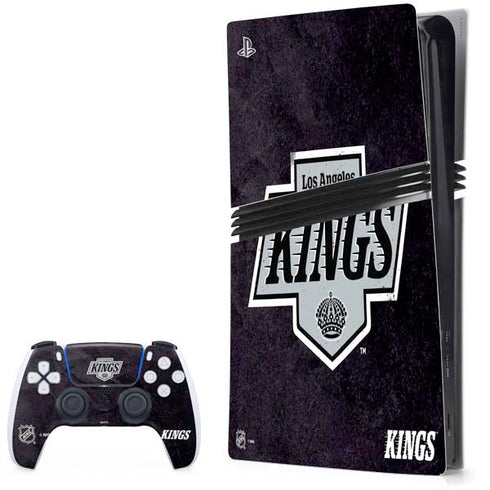 NHL Los Angeles Kings Distressed PlayStation PS5 Skins