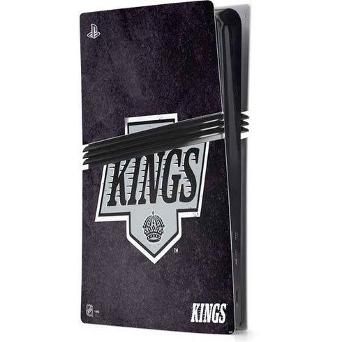 NHL Los Angeles Kings Distressed PS5 Pro Console Skin