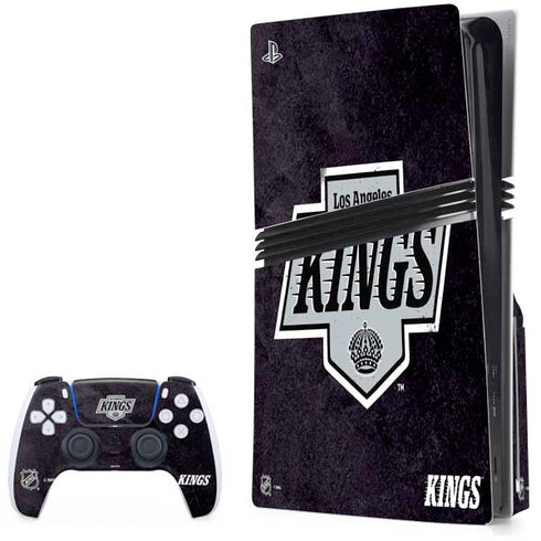 NHL Los Angeles Kings Distressed PlayStation PS5 Skins