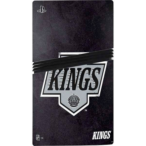 NHL Los Angeles Kings Distressed PS5 Pro Disk Bundle Skin