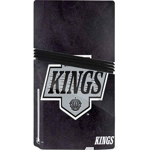NHL Los Angeles Kings Distressed PS5 Pro Disk Bundle Skin