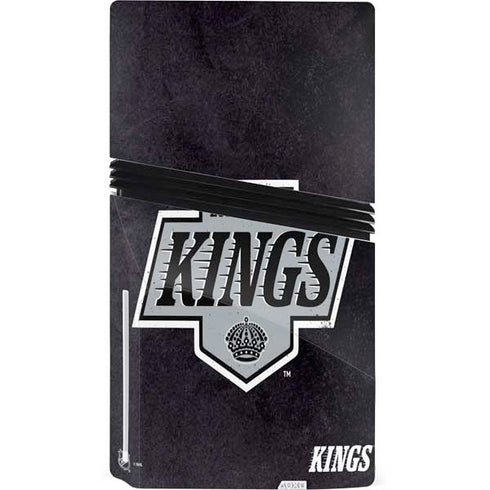 NHL Los Angeles Kings Distressed PS5 Pro Disk Console Skin