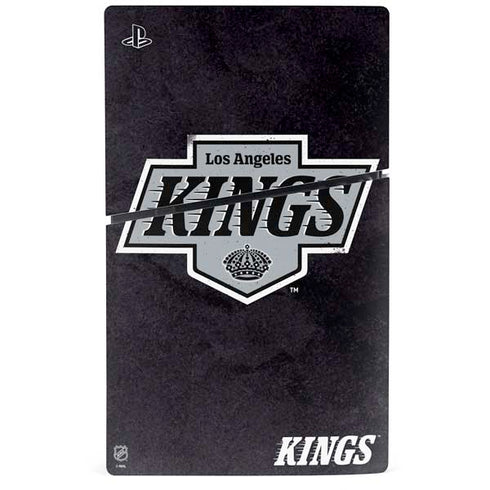 NHL Los Angeles Kings Distressed PS5 Slim Digital Edition Bundle Skin