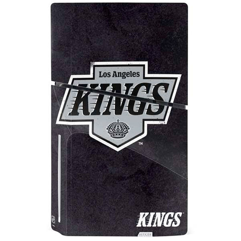 NHL Los Angeles Kings Distressed PS5 Slim Disk Console Skin