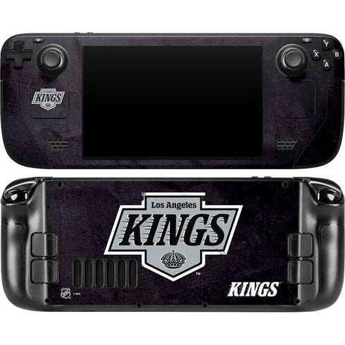 NHL Los Angeles Kings Distressed Steam Deck Handheld Gaming Computer OLED Skin