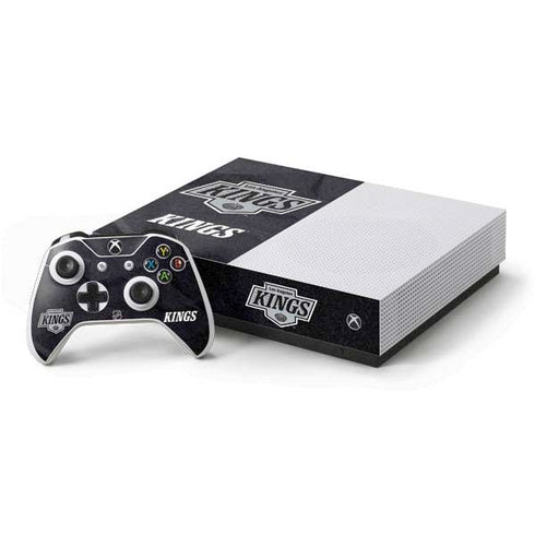 NHL Los Angeles Kings Distressed Xbox One S All-Digital Edition Bundle Skin