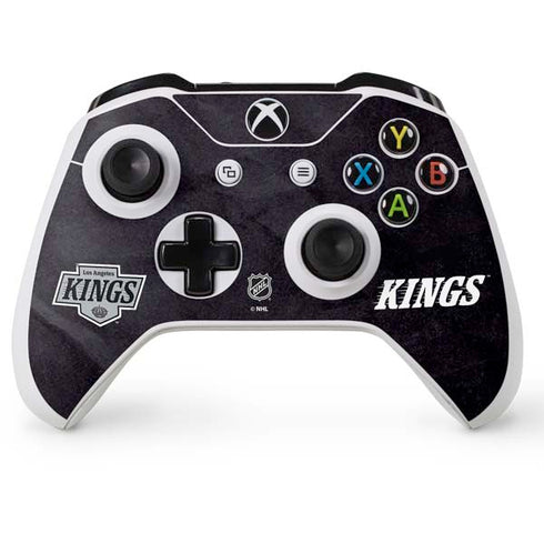 NHL Los Angeles Kings Distressed Xbox One S Console and Controller Bundle Skin